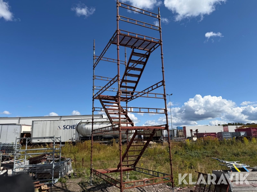 Komplett trapptorn Haki 6 m
