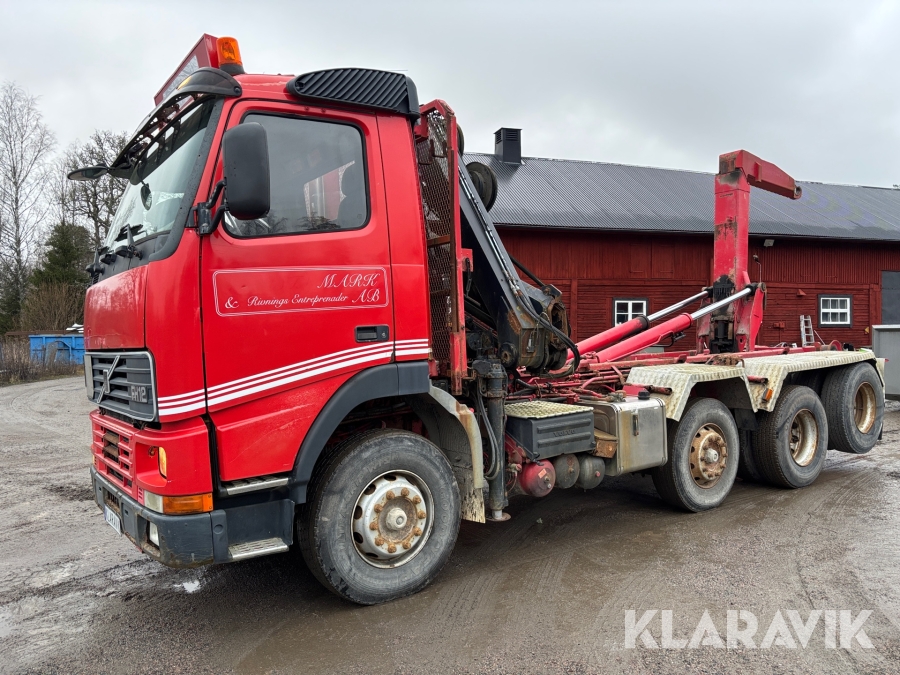Kranväxlare Volvo FH12 med HIAB krok och kran