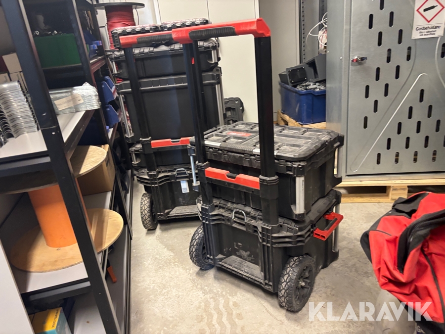 Verktygsvagn Milwaukee Packout 2 st