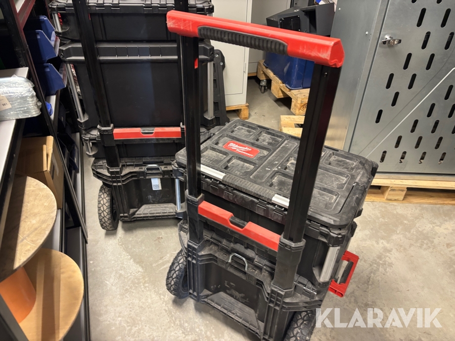 Verktygsvagn Milwaukee Packout 2 st