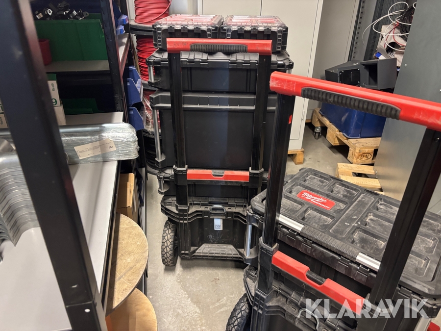 Verktygsvagn Milwaukee Packout 2 st