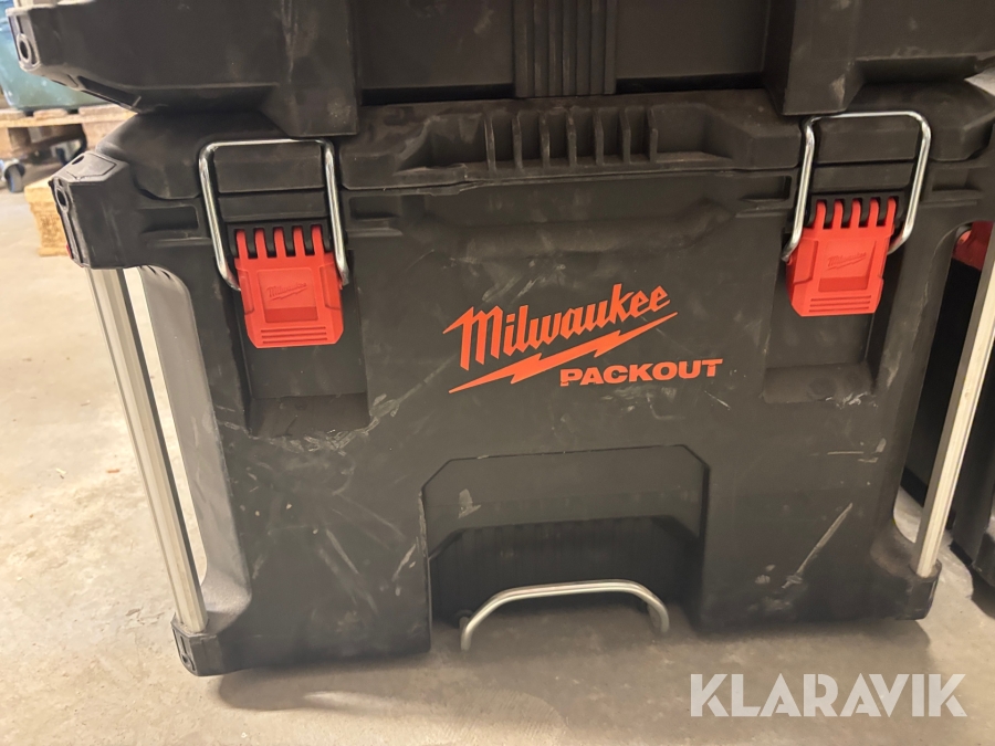 Verktygsvagn Milwaukee Packout 2 st