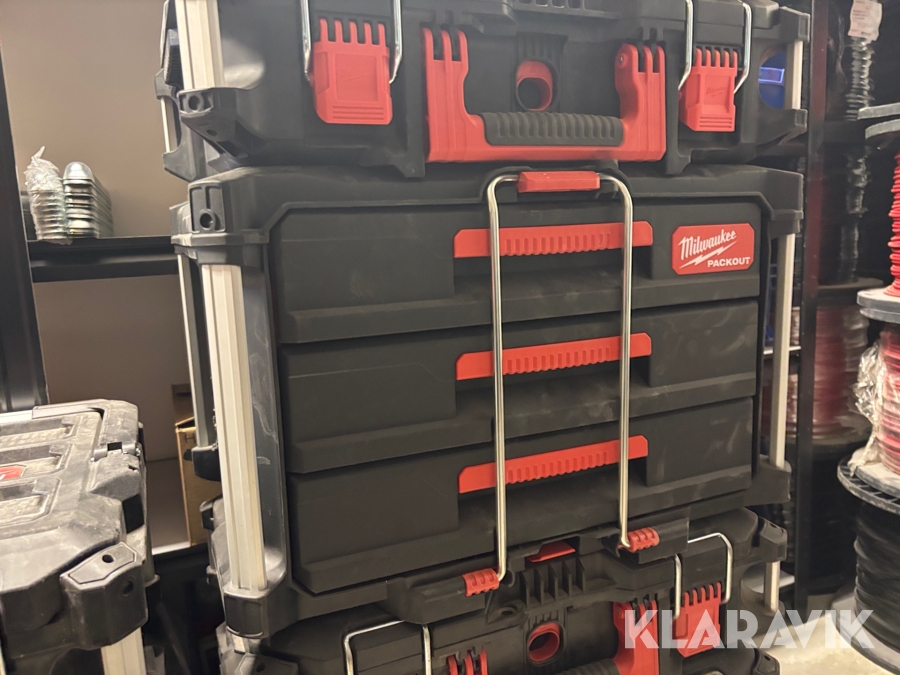 Verktygsvagn Milwaukee Packout 2 st
