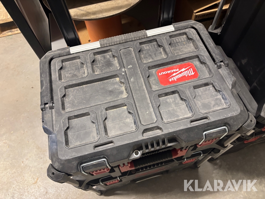 Verktygsvagn Milwaukee Packout 2 st