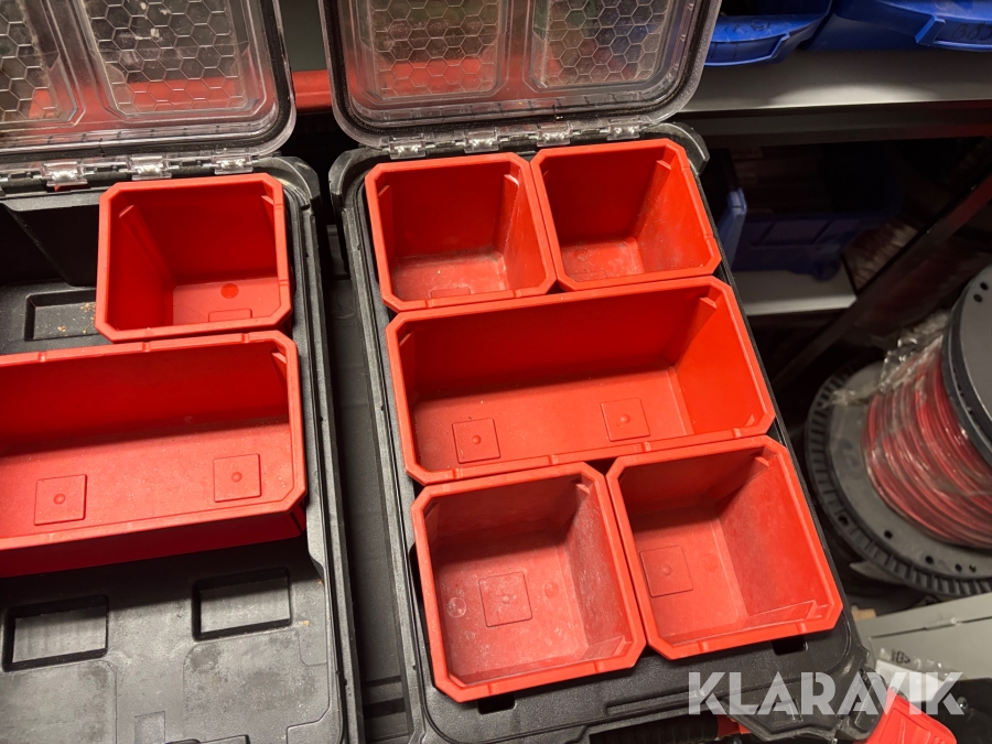 Verktygsvagn Milwaukee Packout 2 st