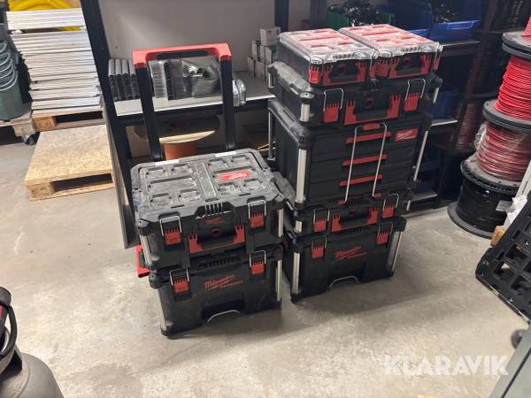 Verktygsvagn Milwaukee Packout 2 st
