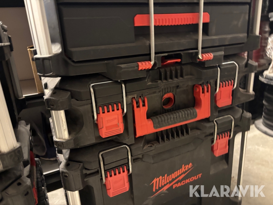 Verktygsvagn Milwaukee Packout 2 st