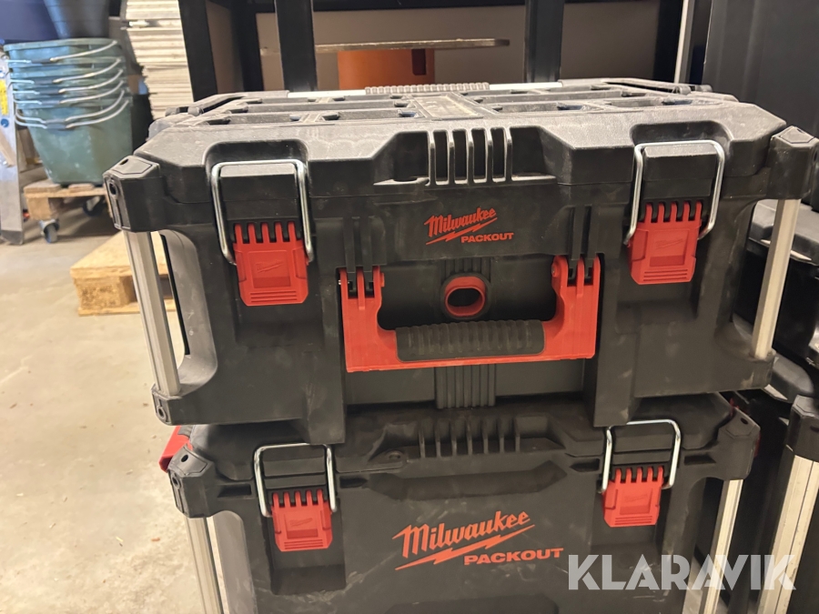 Verktygsvagn Milwaukee Packout 2 st