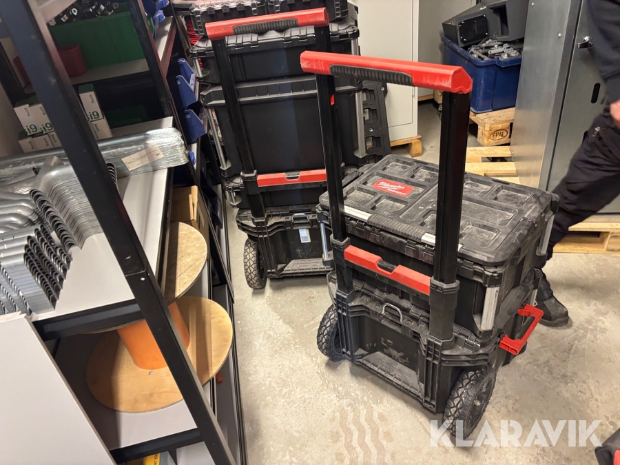 Verktygsvagn Milwaukee Packout 2 st