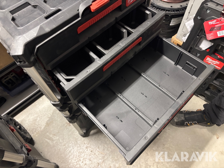 Verktygsvagn Milwaukee Packout 2 st