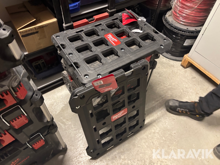 Verktygsvagn Milwaukee Packout 2 st