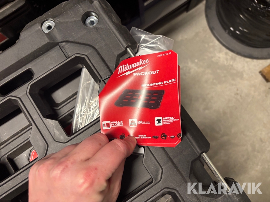 Verktygsvagn Milwaukee Packout 2 st