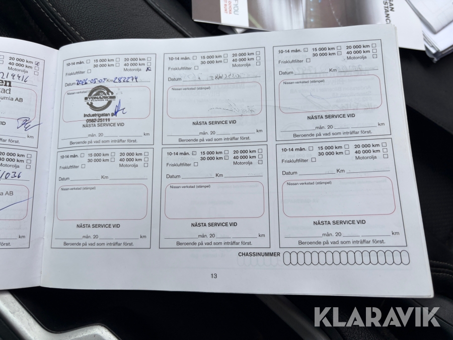 Pickup Nissan Navara Dubbelhytt 2.3 dCi 4WD Automatisk 190 hk med flakkåpa