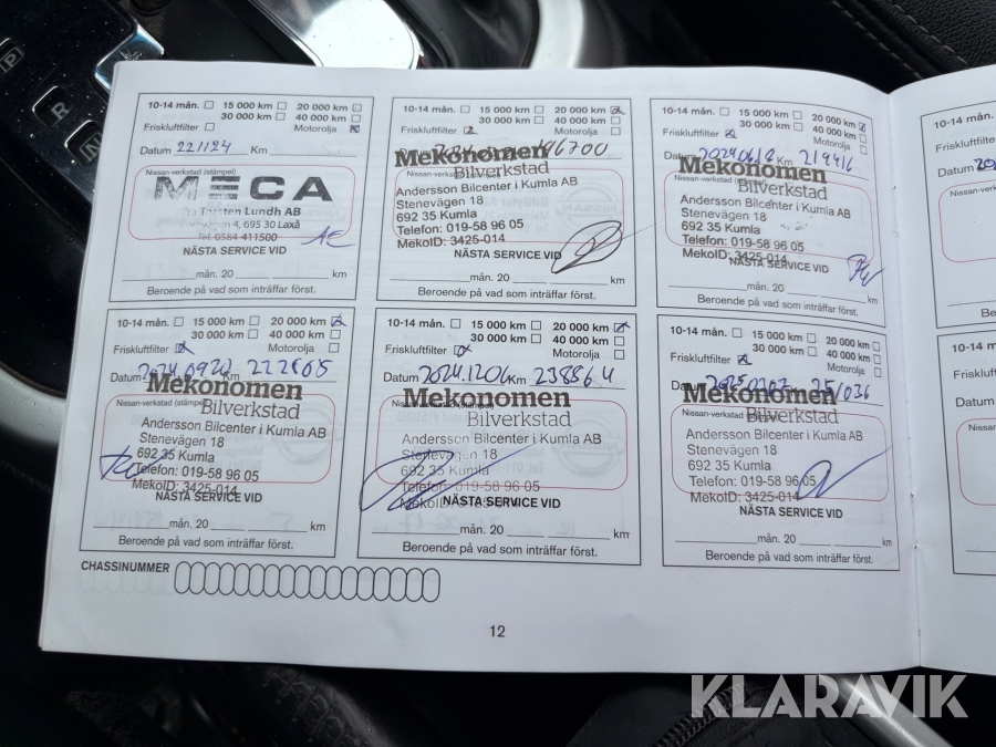 Pickup Nissan Navara Dubbelhytt 2.3 dCi 4WD Automatisk 190 hk med flakkåpa