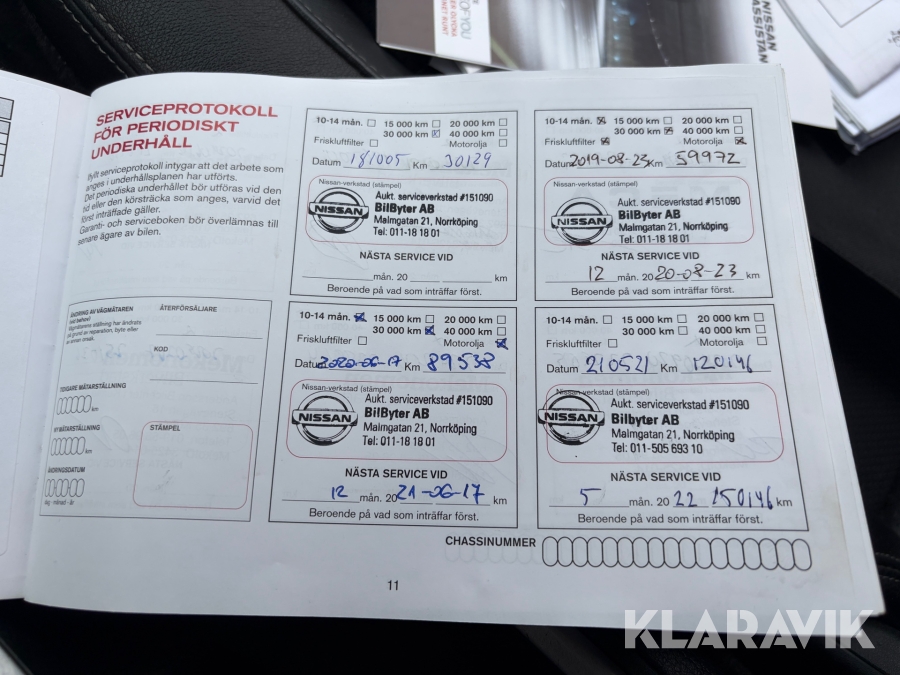 Pickup Nissan Navara Dubbelhytt 2.3 dCi 4WD Automatisk 190 hk med flakkåpa