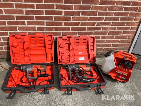 Kärnborrmaskiner Husqvarna DM 230 2 st, med vattentank