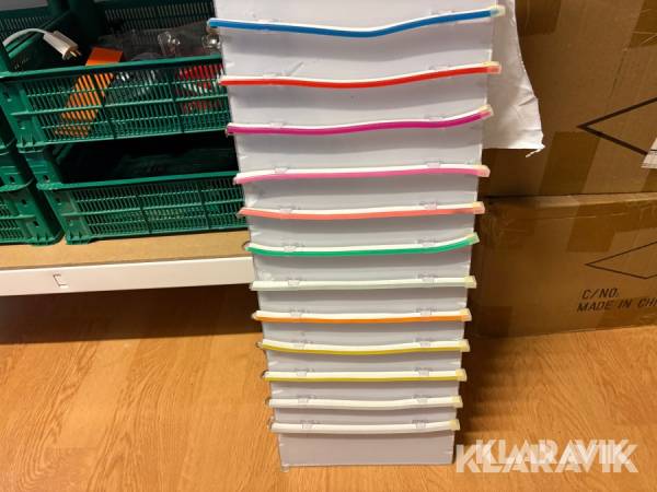 Neonlister LED 12 olika färger med tillbehör