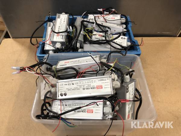 Drivdon till led armaturer Meanwell