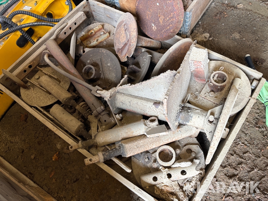 Stödfötter/slitskor 1st pall