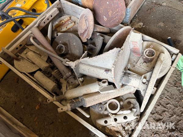 Stödfötter/slitskor 1st pall