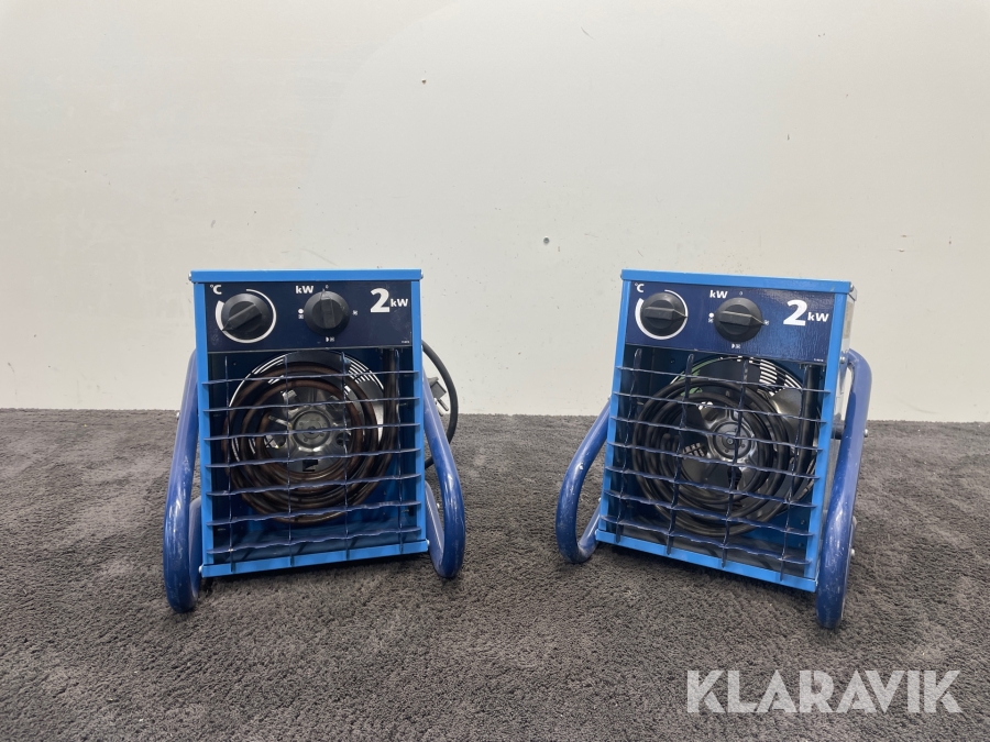 Varmluftsfläkt El-Björn VF21A 2st