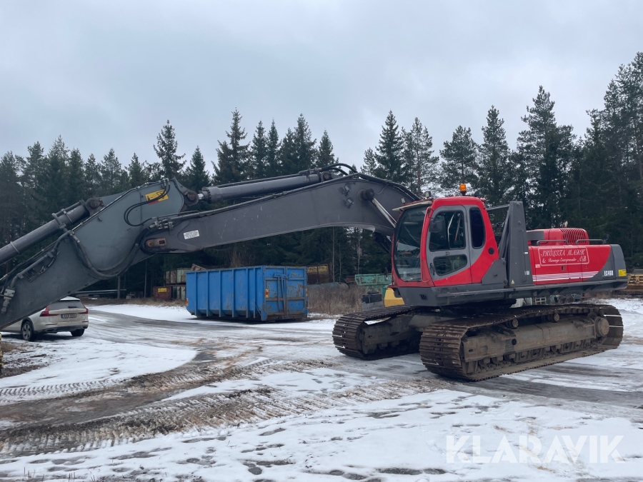 Grävmaskin Volvo EC460LC höjbar hytt med tillbehör