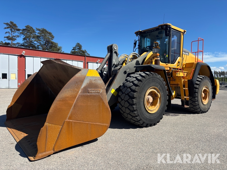 Hjullastare Volvo L180H optishift med skopa