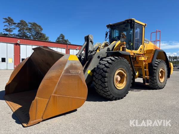 Hjullastare Volvo L180H optishift med skopa