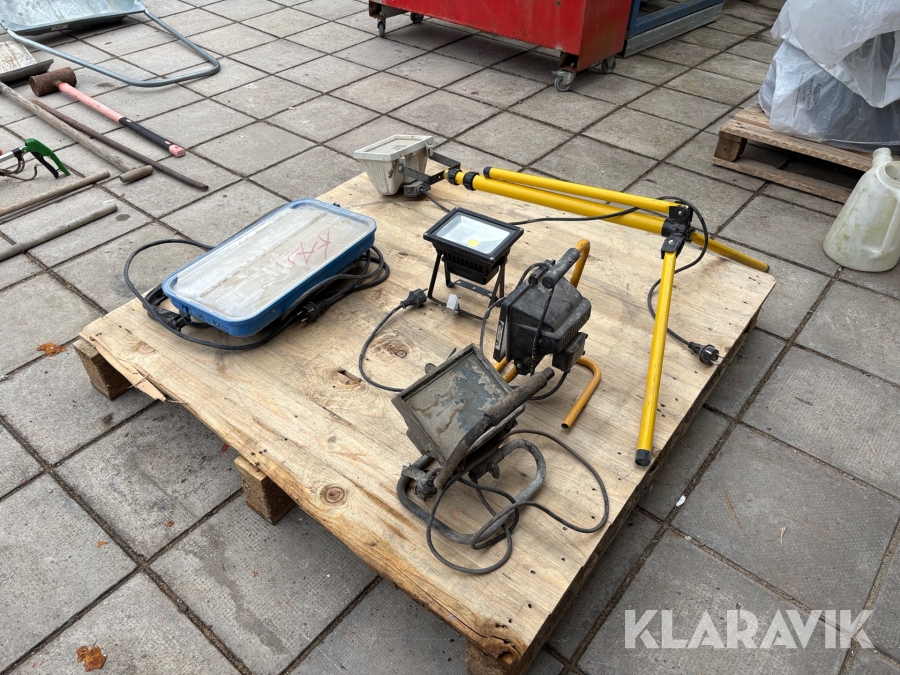 Byggbelysning parti 5 st