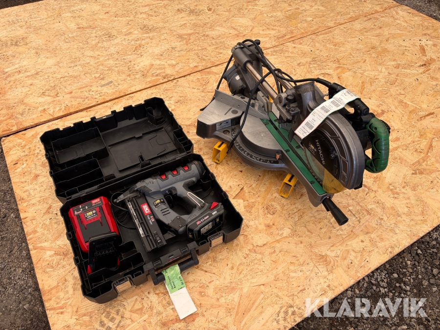 Kap & gersåg & dyckerpistol Hitachi