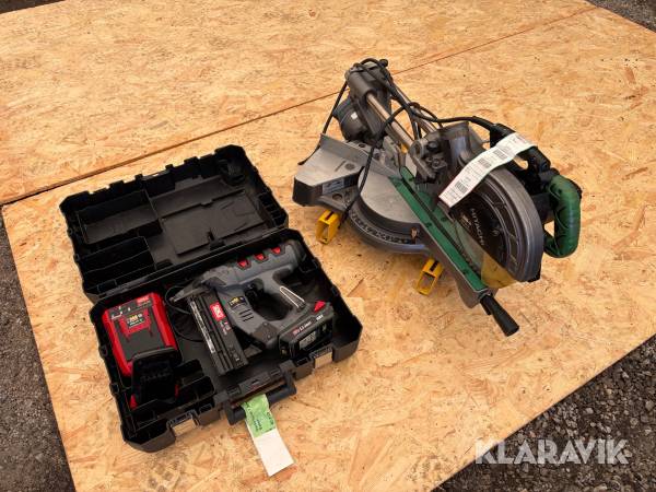 Kap & gersåg & dyckerpistol Hitachi