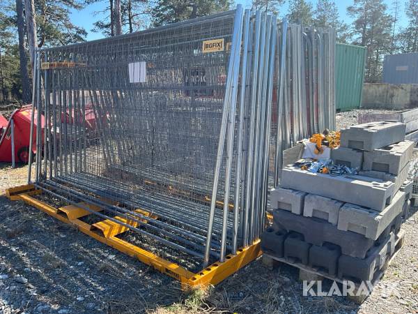 Byggstängsel 44st BGFIX med fötter