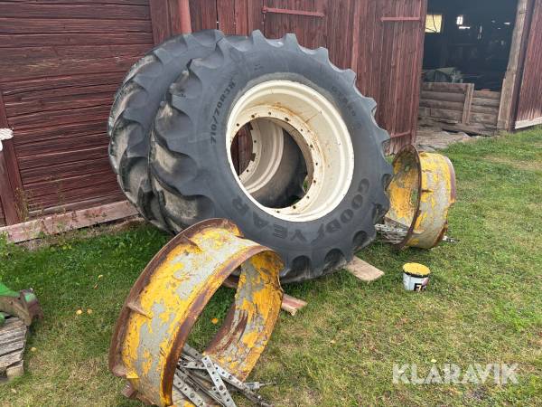Dubbelmontage Goodyear DT820 710/70R38 1par