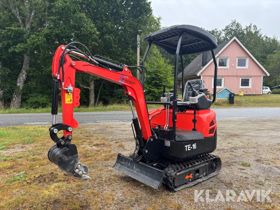 Grävmaskin Kuugao TE-16