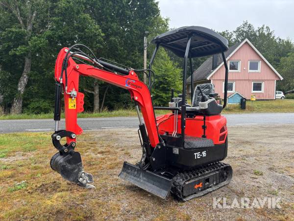 Grävmaskin Kuugao TE-16