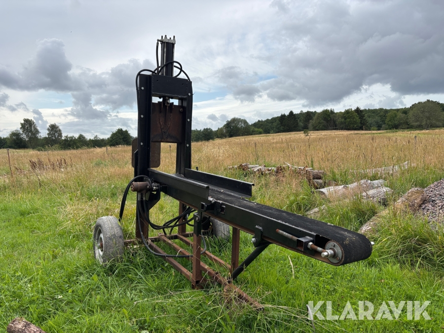 Vedkap på hjul hydrauldriven