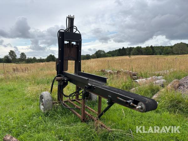 Vedkap på hjul hydrauldriven