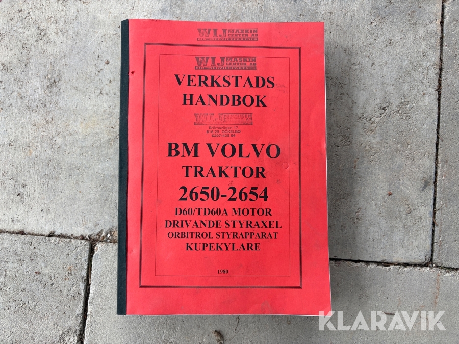 Verkstadshandbok Volvo BM 2650-2654