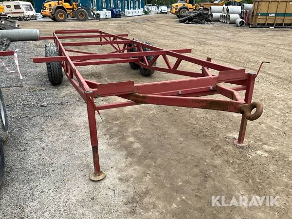 Rullchassi för byggbodar / etableringsbodar