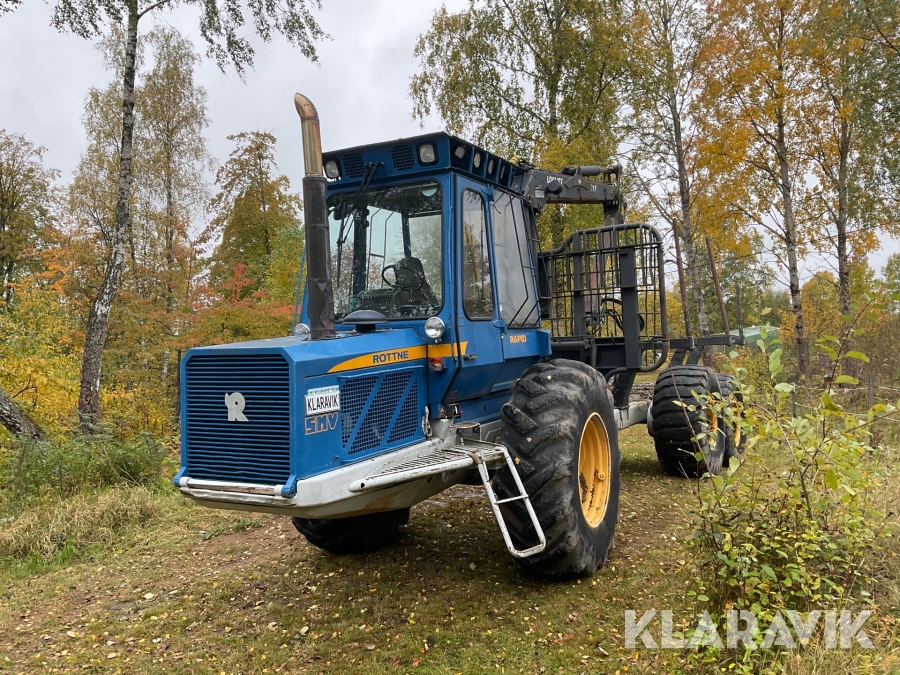 Skotare Rottne Rapid SMV 6x6 med kedjor/band och reservdelsmotor
