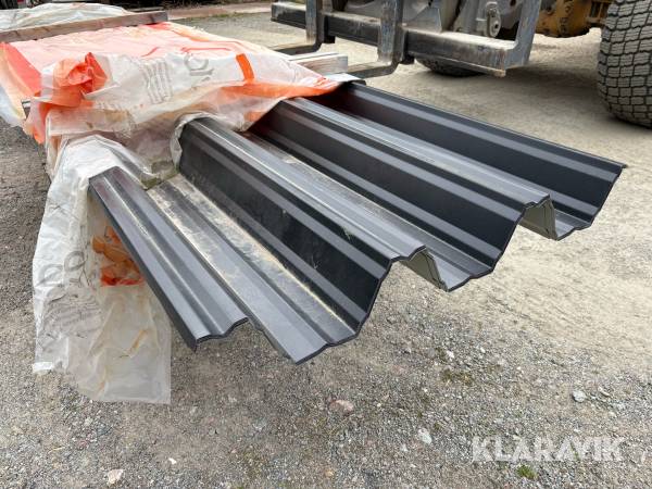 Takplåt TP127-960 svart 0,70mm