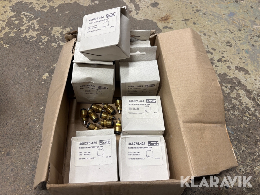 Motorer & ventiler till golvvärme Roth 24 V - VA 80