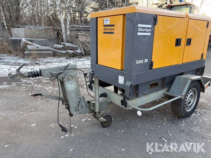 Generator Atlas Copco QAS 30 29,6 kVA