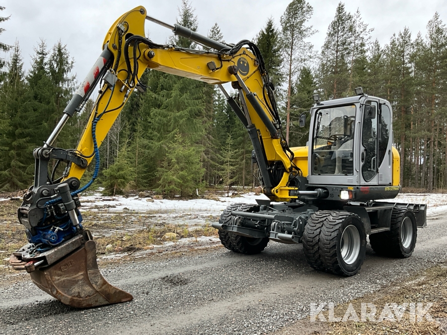 Hjulgrävare Wacker Neuson 9503-2 med tiltrotator och skopa