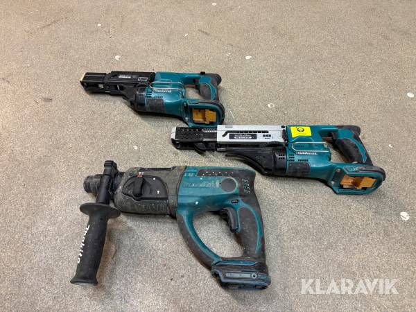 Verktygspaket Makita Borrhammare & skruvautomater