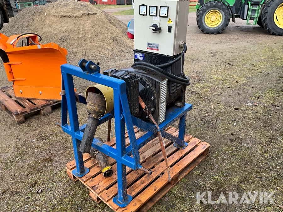 Elverk KV Järn Och Maskin T53 traktordrivet, 53 kVA