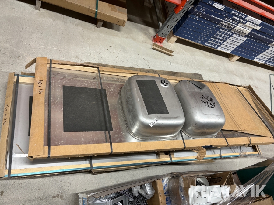 Diskbänkar rostfria 3 st