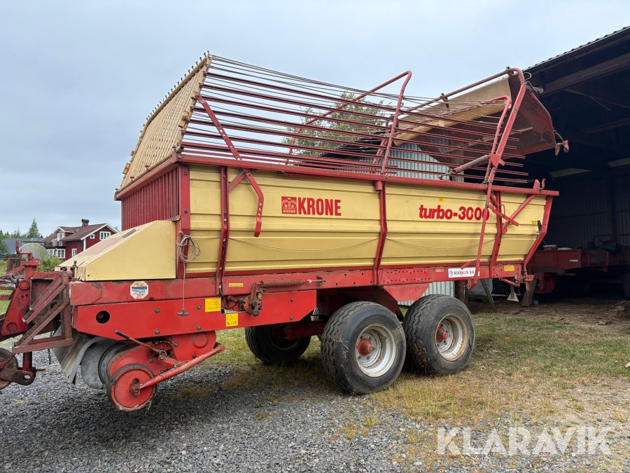 Självlastarvagn/snittvagn Krone Turbo-3000