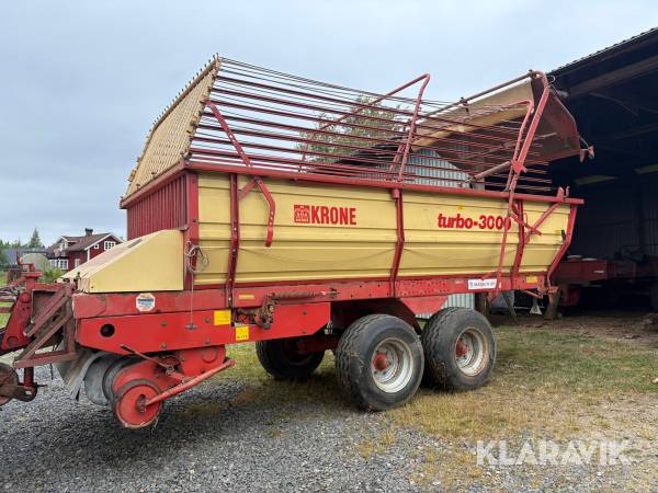 Självlastarvagn/snittvagn Krone Turbo-3000