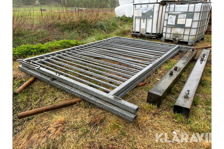 Grindar med stolpar Galvade 6 m